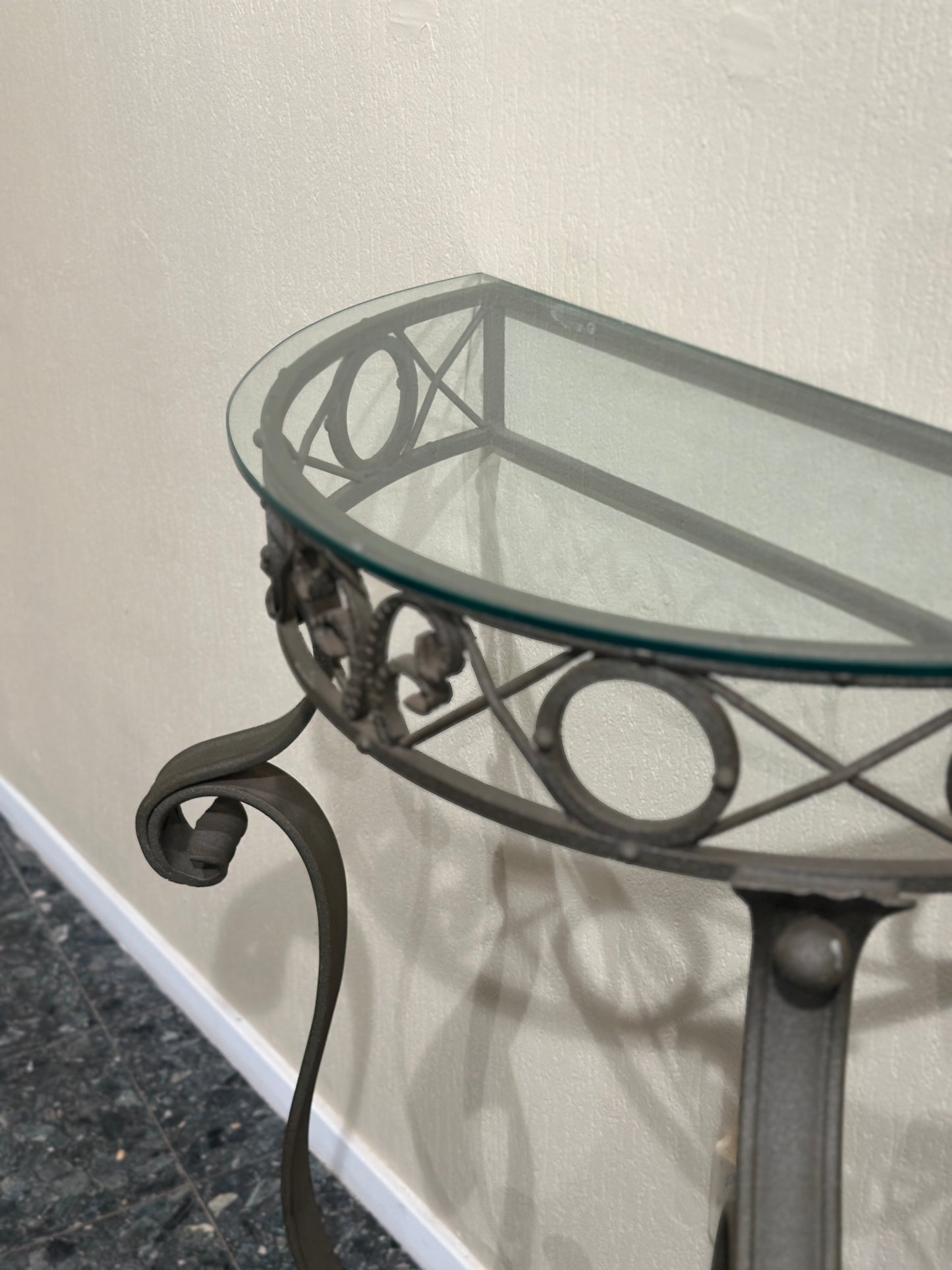 Forged Iron Wall Console, Italy, 1960’s