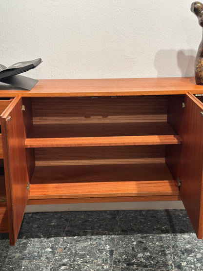 Midcentury Minimal Teak Sideboard - Lattico