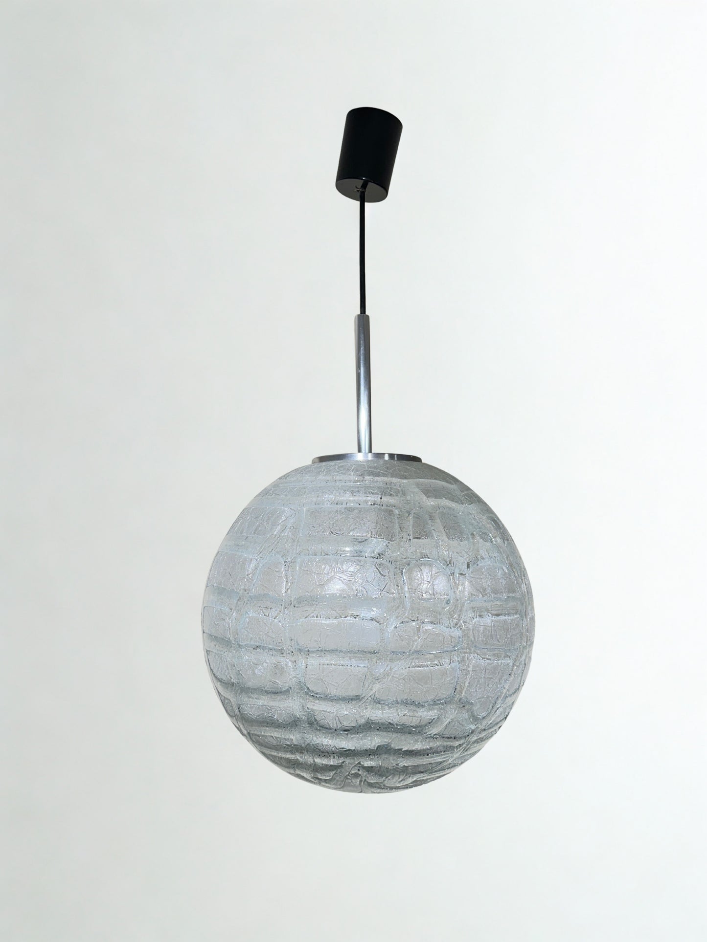 Doria Leuchten Glass Globe Pendant Lamp