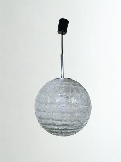 Doria Leuchten Glass Globe Pendant Lamp