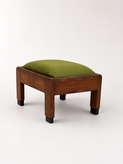 Amsterdamse School Footstool, Netherlands, 1920s
