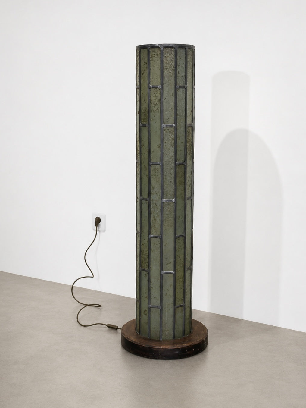 Architectural Stained Glass Floor Lamp