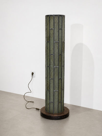 Architectural Stained Glass Floor Lamp