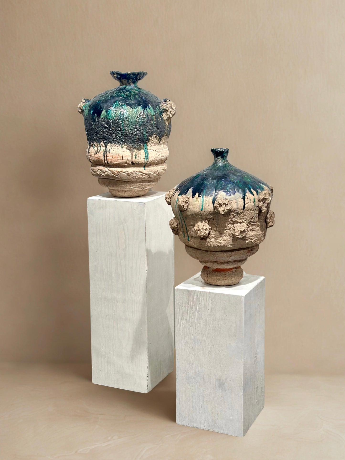 Handmade Midcentury Sculptural Ceramic Vessels