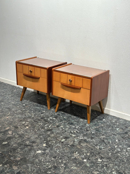 Set Vintage Retro Nightstands - Lattico