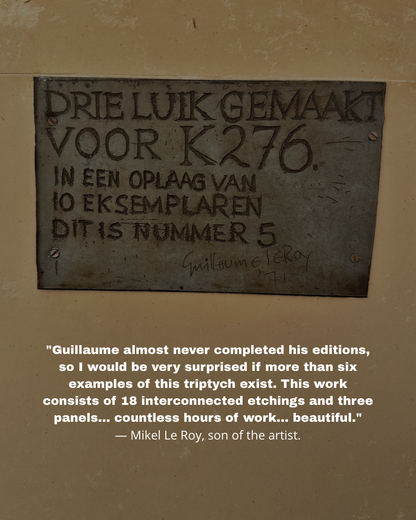 Guillaume Le Roy – Triptych, 1971 Amsterdam