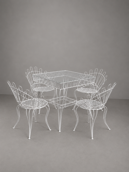 Wrought Iron Garden Dining Set