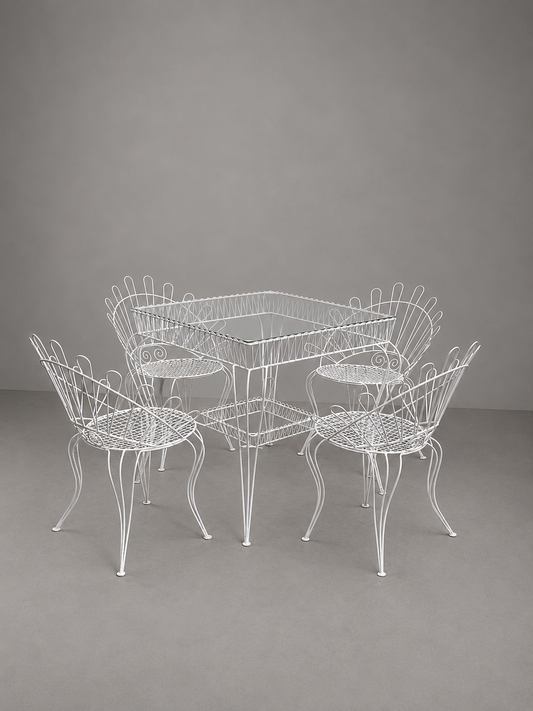 Wrought Iron Garden Dining Set