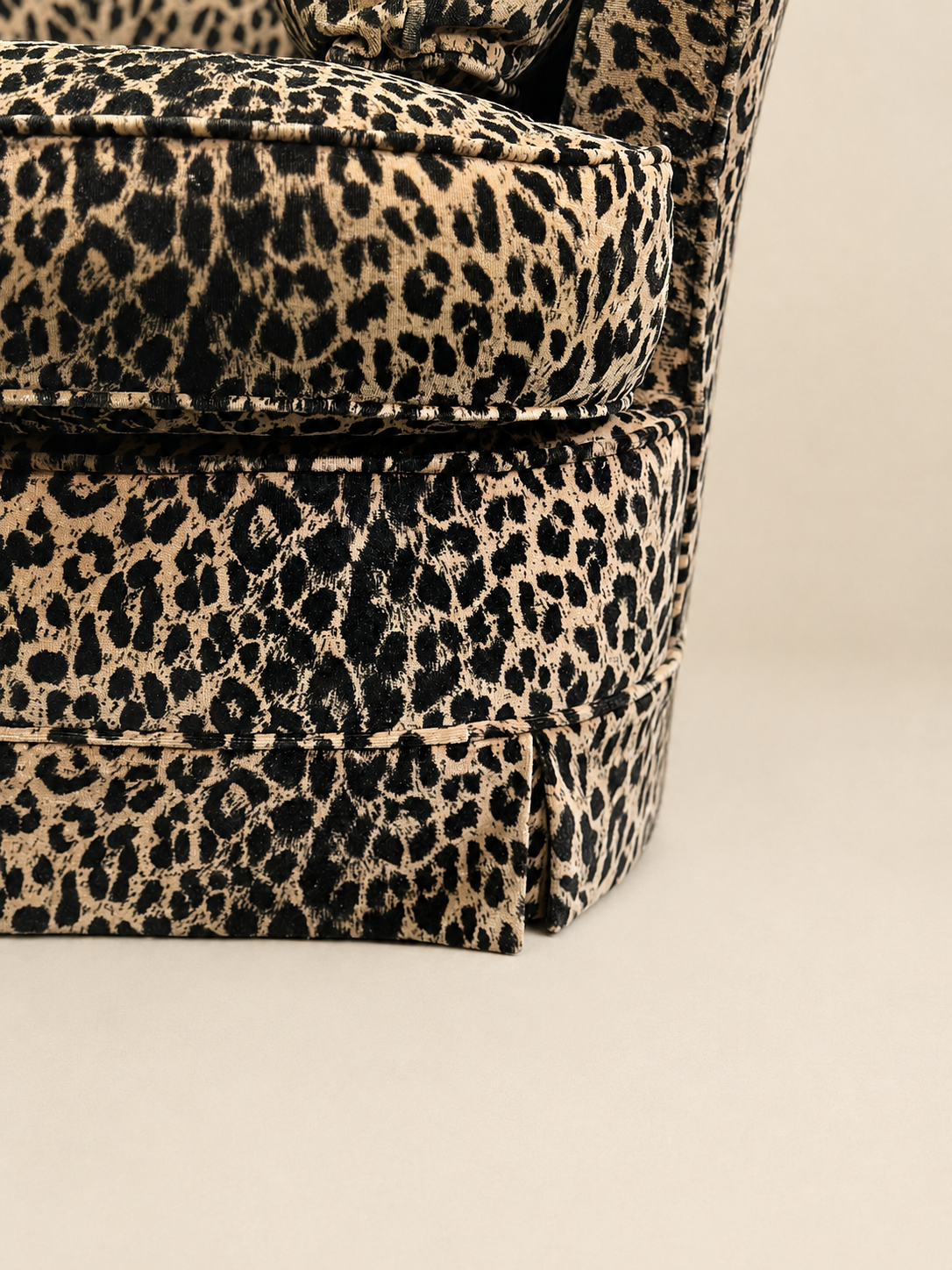 Italian Vintage Leopard Sofa