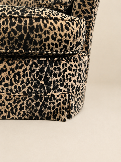 Italian Vintage Leopard Sofa