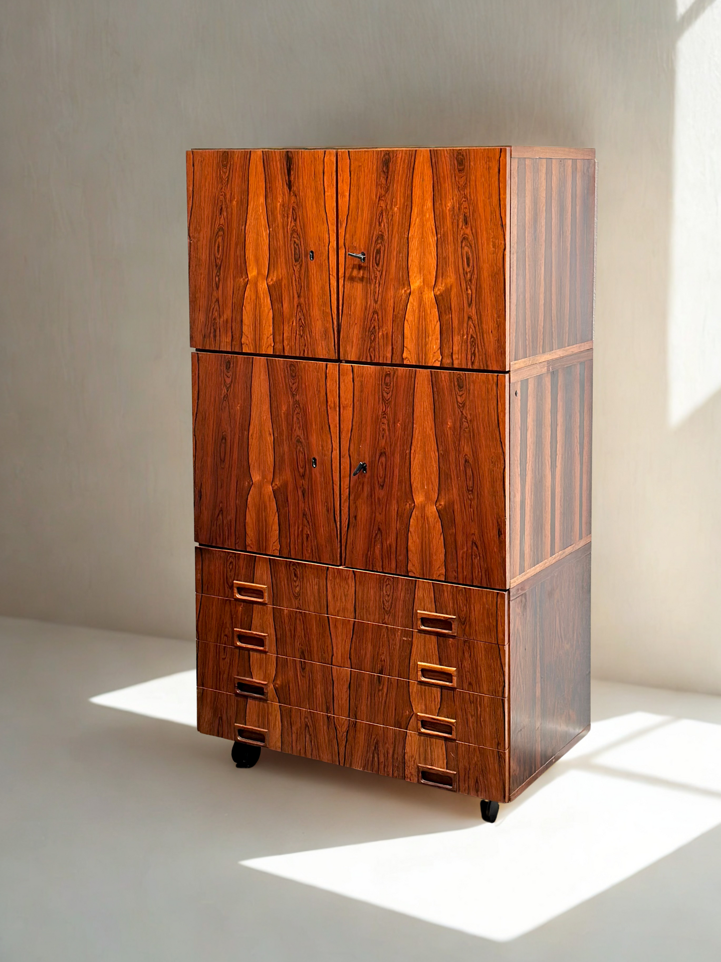 Vintage 1960’s RosewoodWall Unit by Musterring