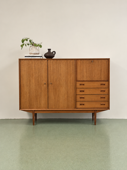 Mid-Century Teak Highboard, 1960s