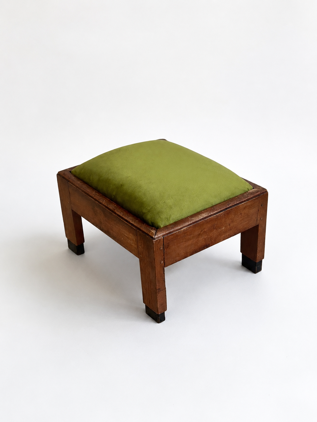 Amsterdamse School Footstool, Netherlands, 1920s