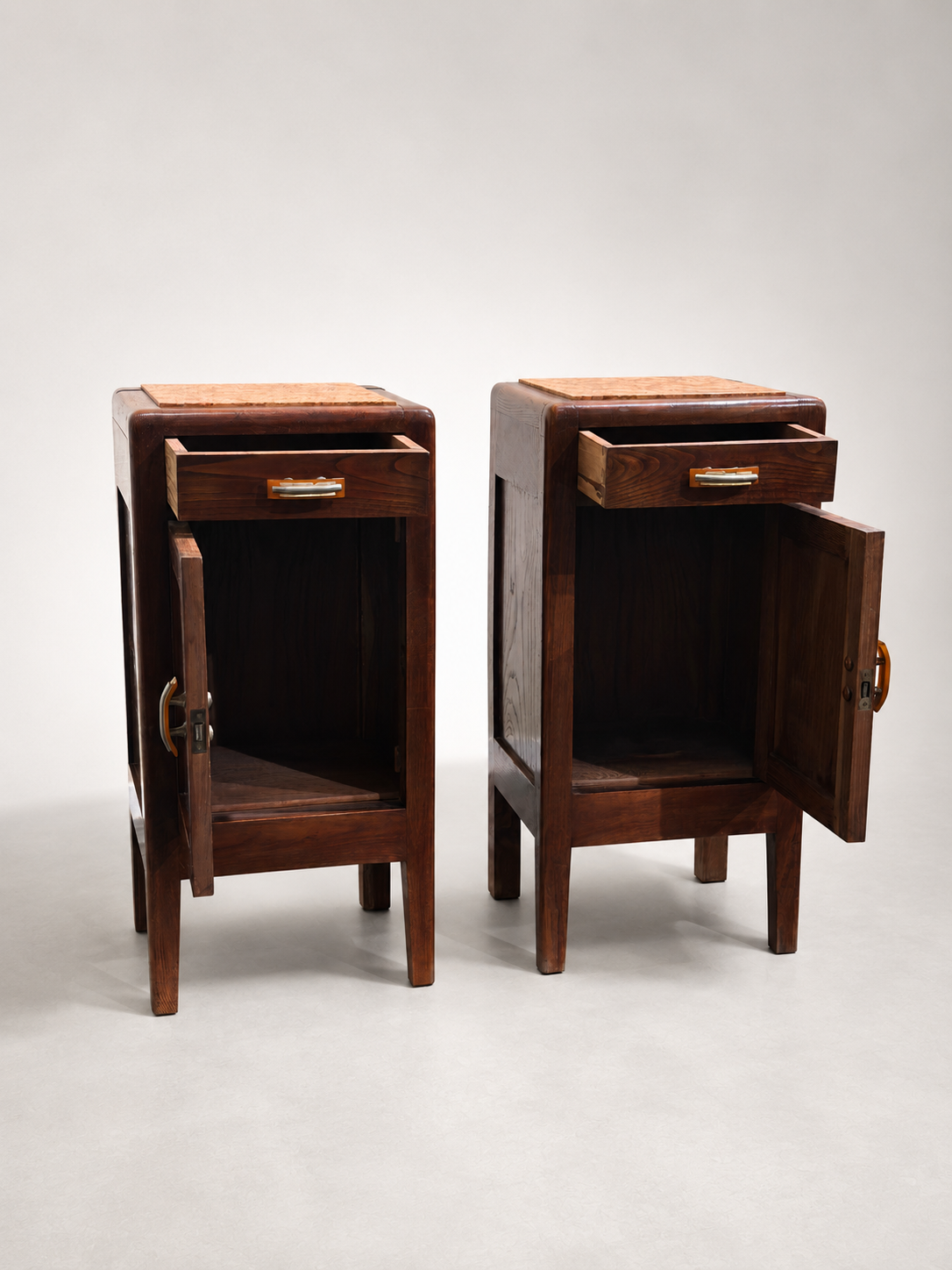 Italian Art Deco Nightstands, Italy 1930’s