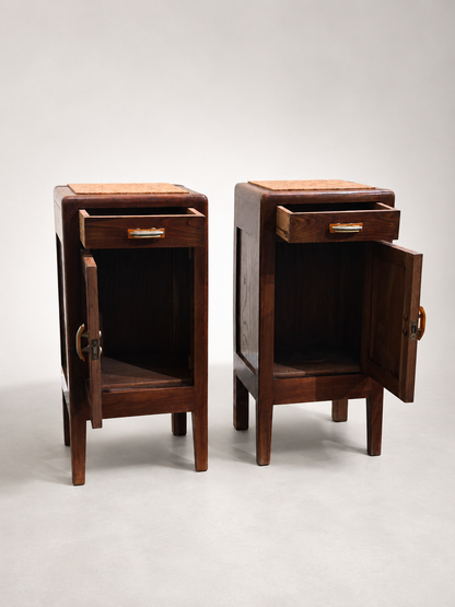 Italian Art Deco Nightstands, Italy 1930’s