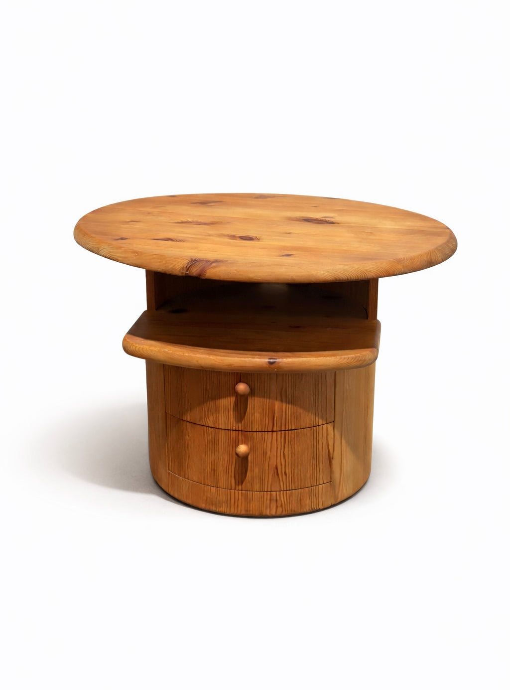 Pine Media Side Table