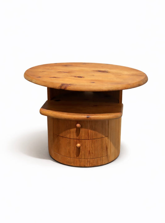 Pine Media Side Table