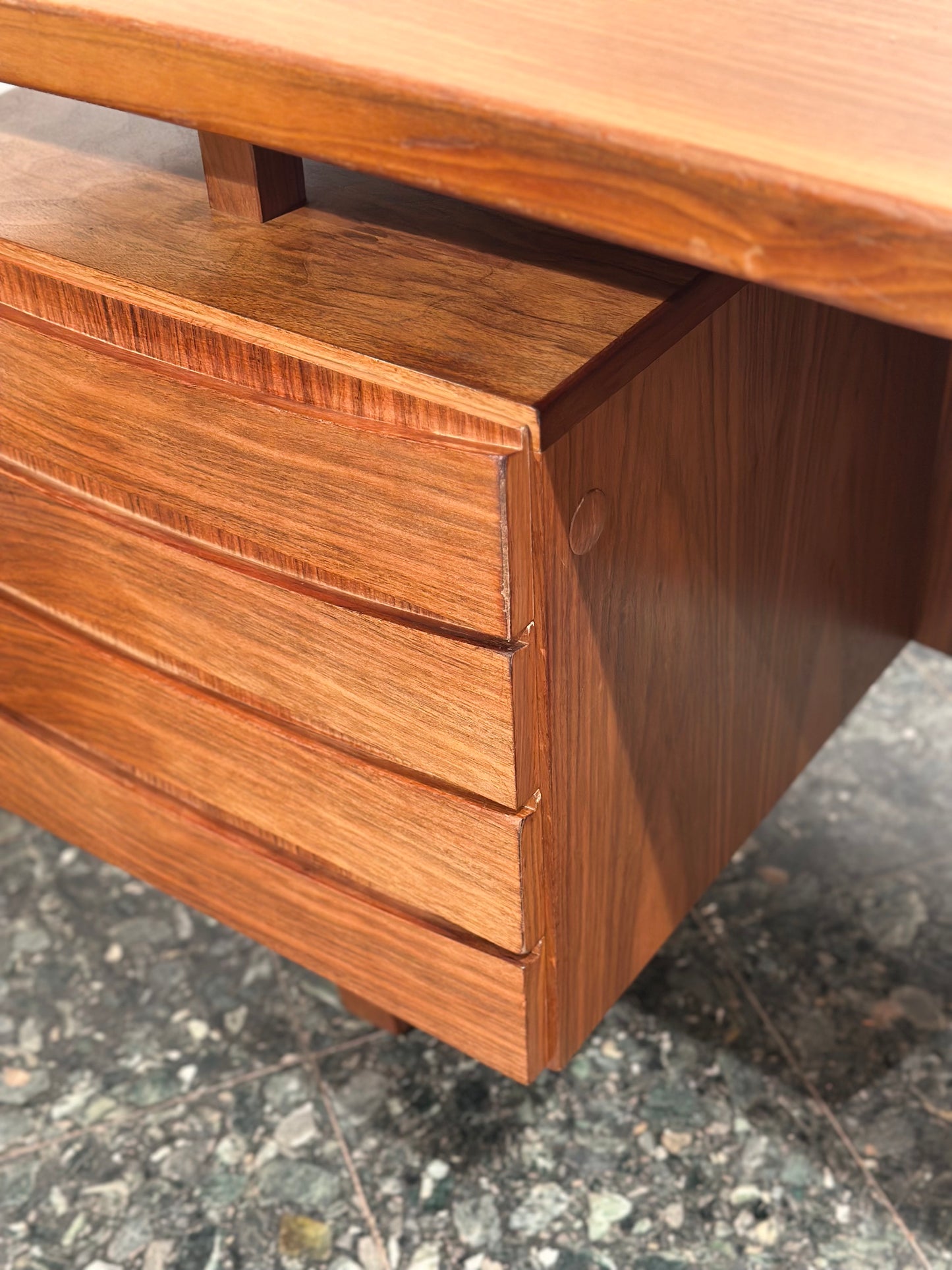Rare Midcentury Danish Executive Desk