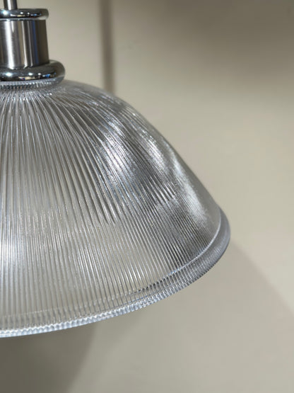 Vintage Glass Dome Pendant Lamp