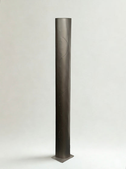 Vintage Steel Light Sculpture Floorlamp