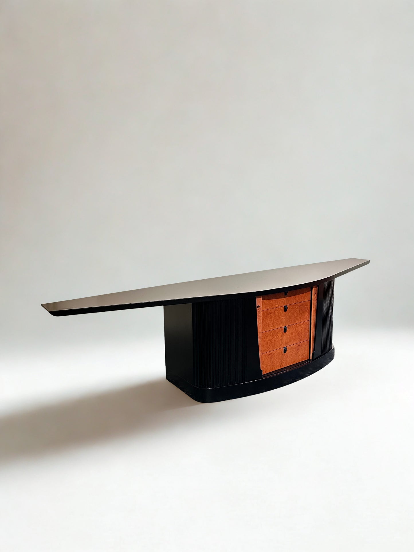 Black 80’s Art Deco style sideboard