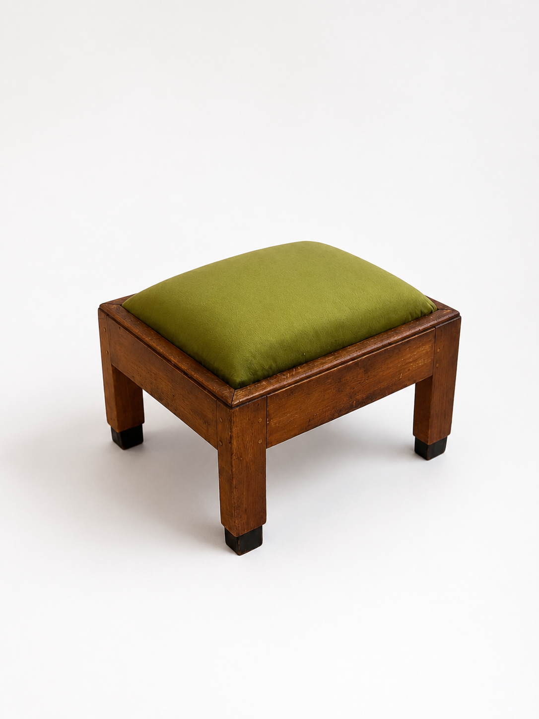 Amsterdamse School Footstool, Netherlands, 1920s