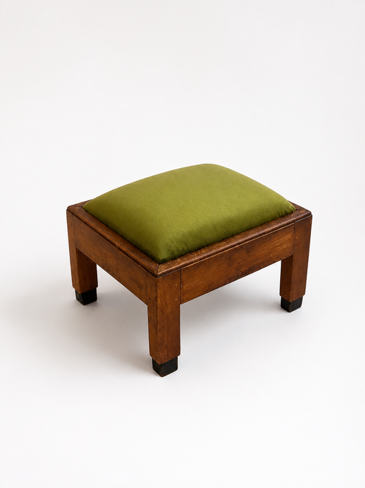 Amsterdamse School Footstool, Netherlands, 1920s