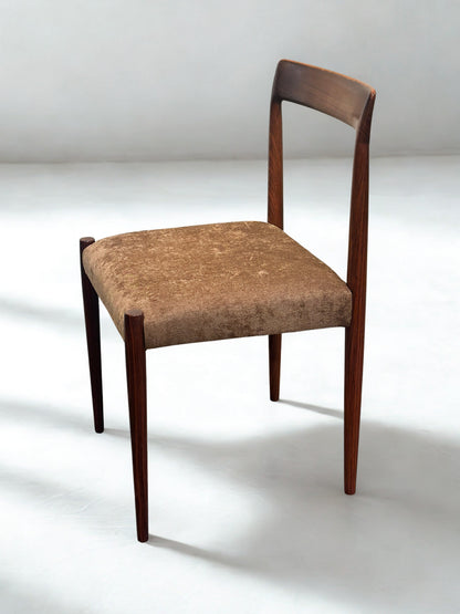 Set of 8 Lübke Rosewood Dining Chairs, Germany, 1960s