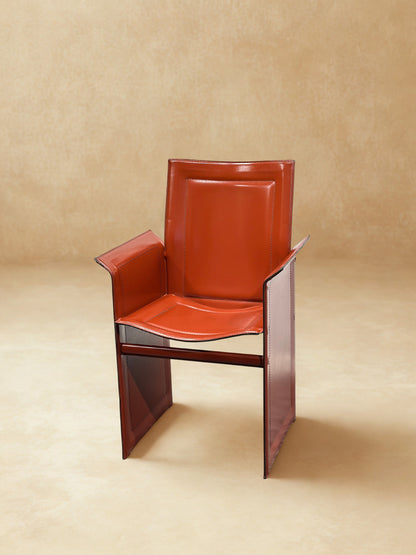 Set of 6 Original “Korium” Chairs by Tito Agnoli
