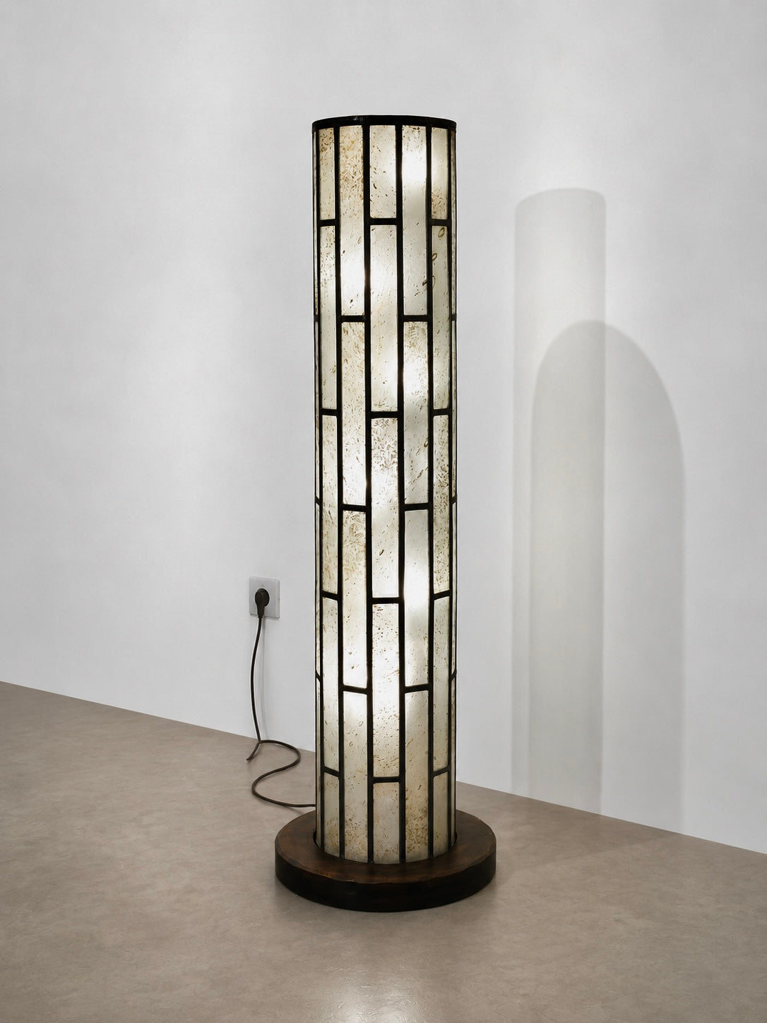 Architectural Stained Glass Floor Lamp