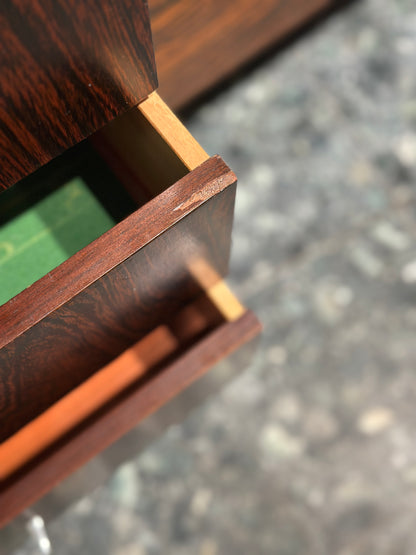 Midcentury Rosewood & Chrome Sideboard