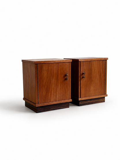 Pair of Art Deco Nighstands, Netherlands - 1930s