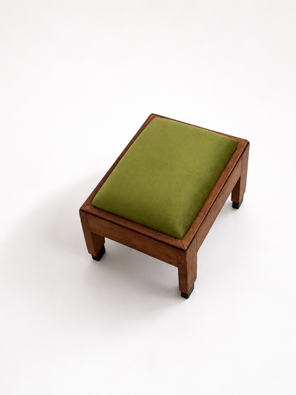 Amsterdamse School Footstool, Netherlands, 1920s