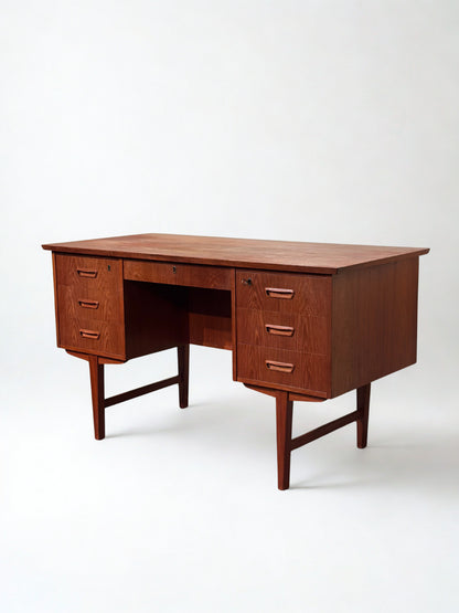 Danish Teak Freestanding Desk