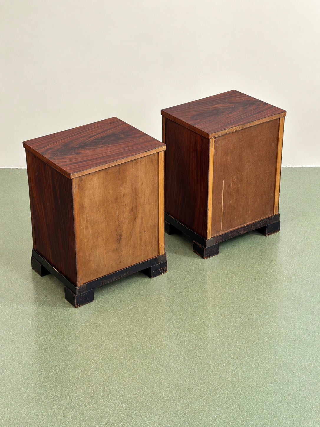 Pair of Amsterdam School Nightstands by Pander