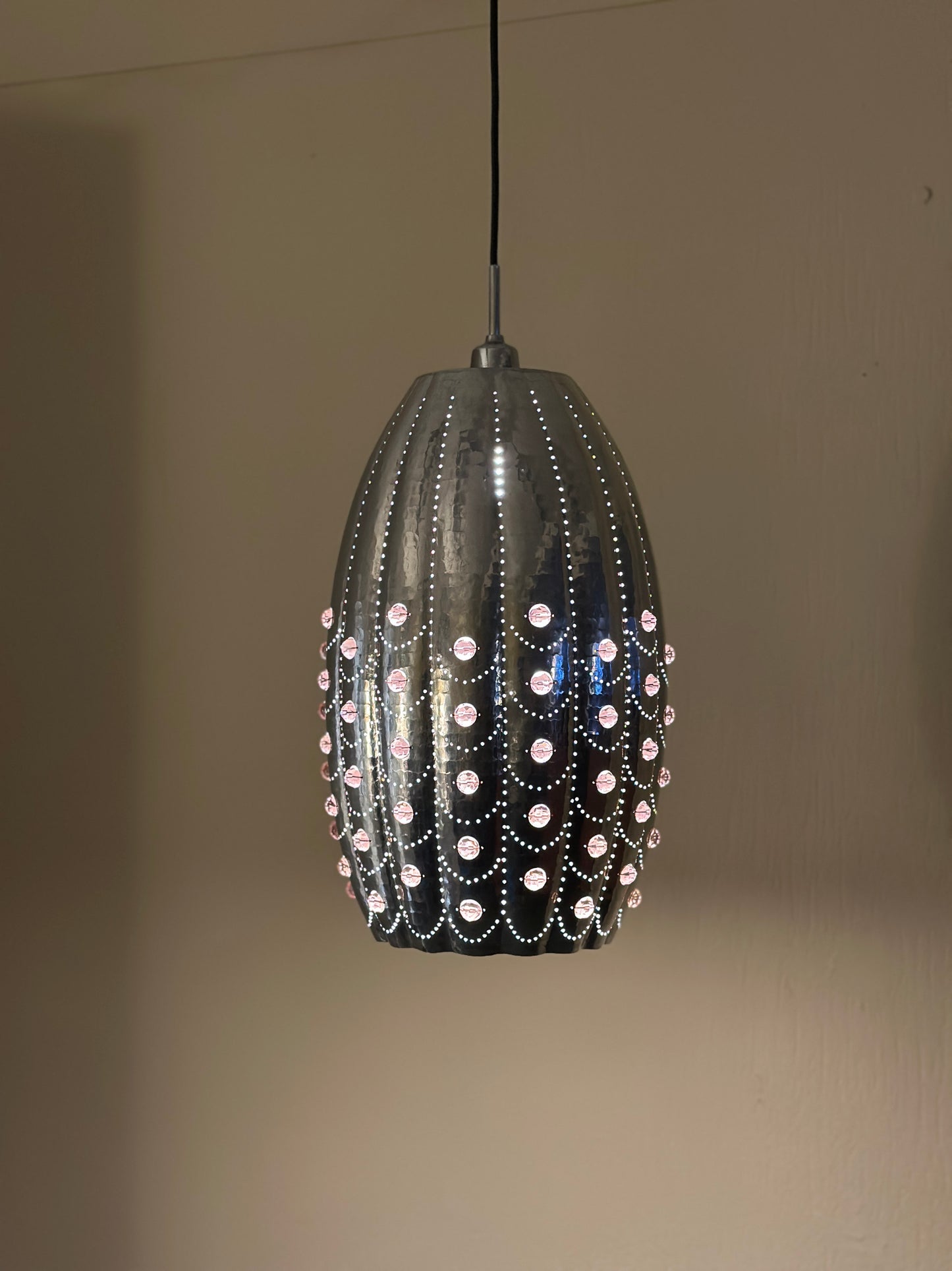 1980s Handmade Indonesian Pendant Lamp
