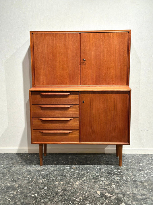 Midcentury Highboard in Teak - Lattico
