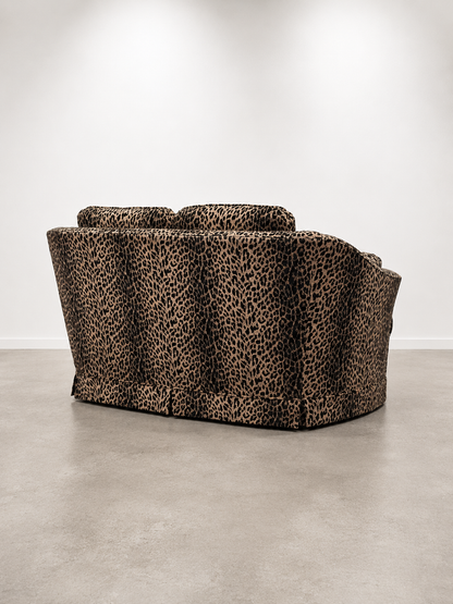 Italian Vintage Leopard Sofa