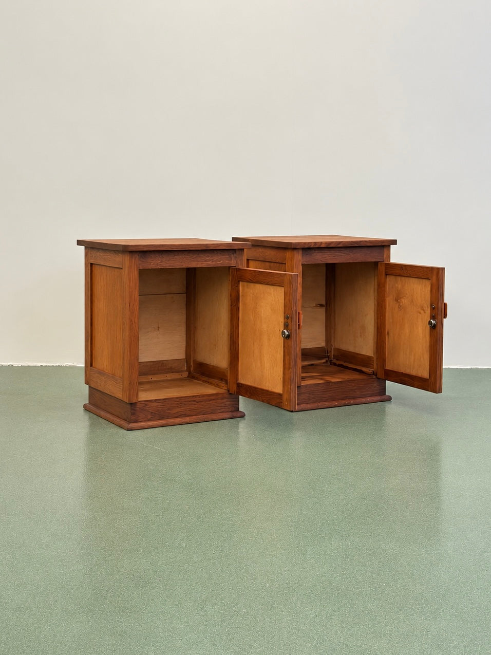 Pair of Dutch Art Deco Nighstands, 1930s