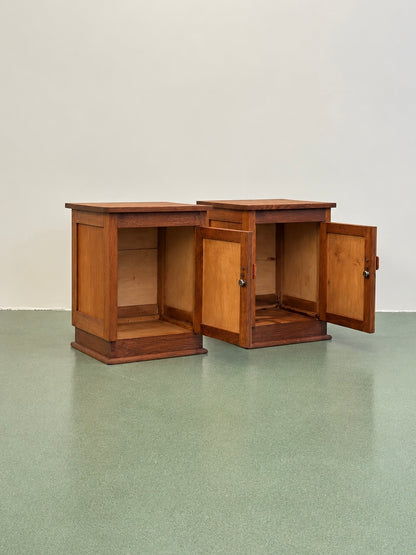 Pair of Dutch Art Deco Nighstands, 1930s