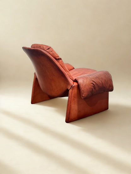 Vintage Saporiti P60 Lounge Chair by Vittorio Introini
