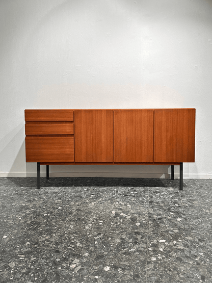 Midcentury Minimal Teak Sideboard - Lattico