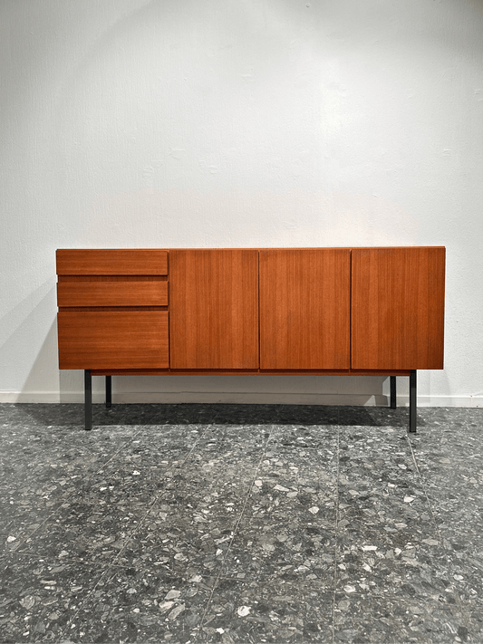 Midcentury Minimal Teak Sideboard - Lattico