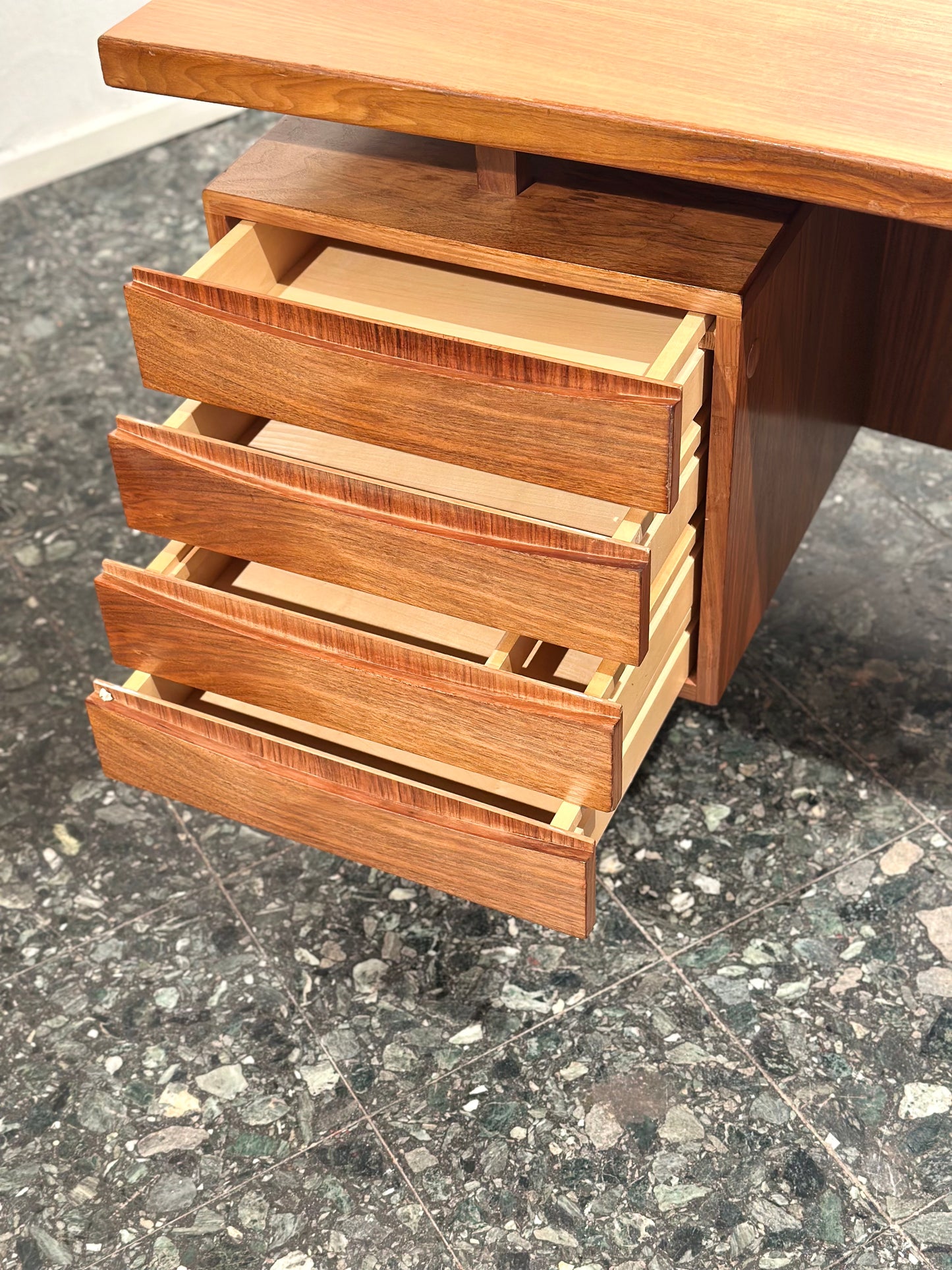 Rare Midcentury Danish Executive Desk
