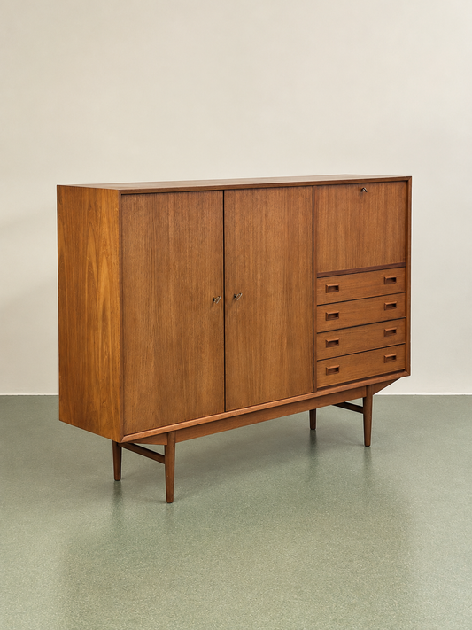 Mid-Century Teak Highboard, 1960s
