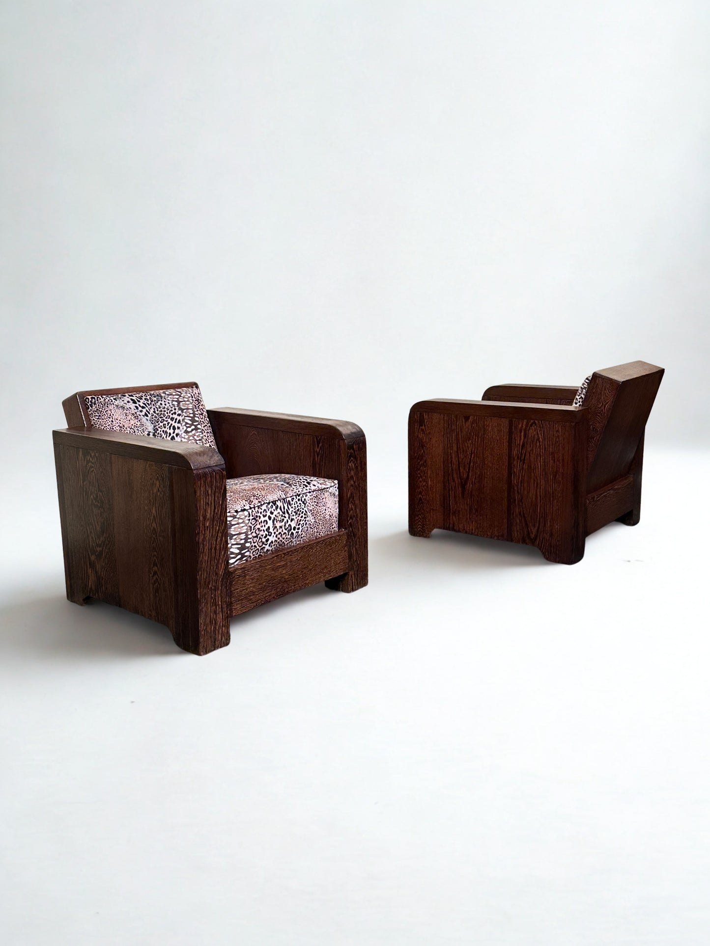 Pair of Art Deco Club Chairs