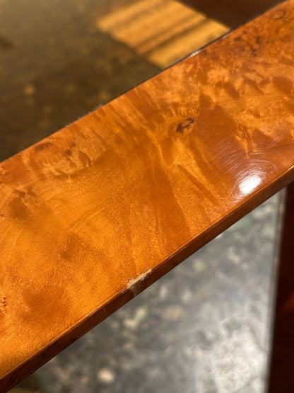 Italian Burlwood Dining Table