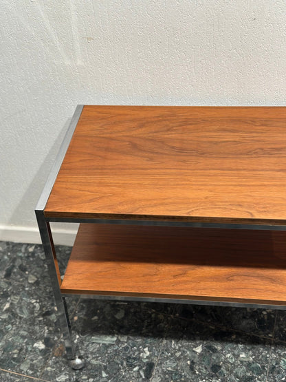 Vintage Trolley in Teak and Chrome - Lattico