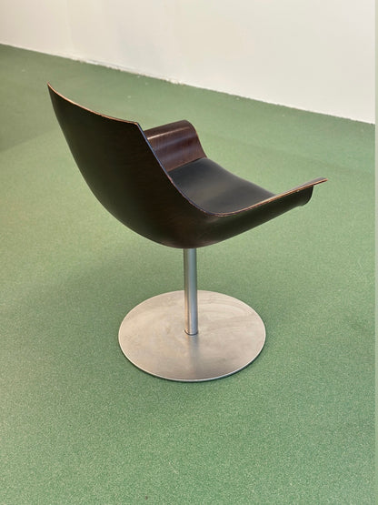 Set of Four Swivel Armchairs by Ostwald & Nolting, Italy
