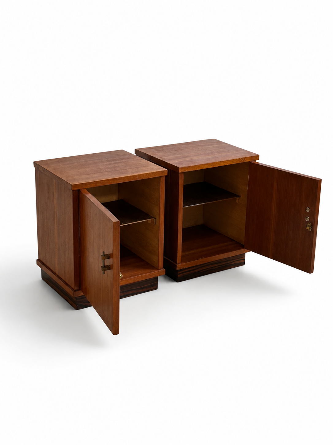 Pair of Art Deco Nighstands, Netherlands - 1930s